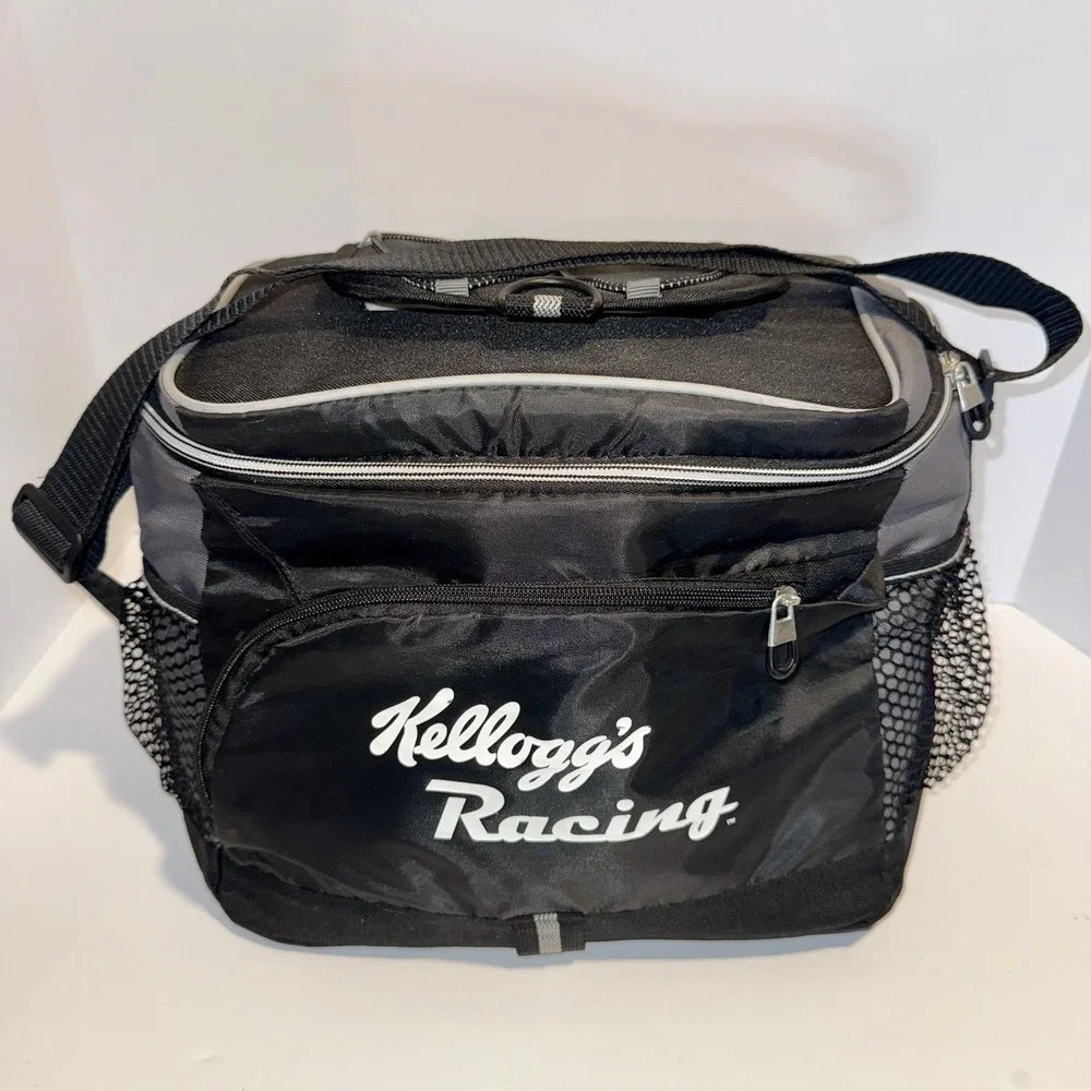 Kelloggs Racing Insulated Lunch Bag / Cooler Black‎
