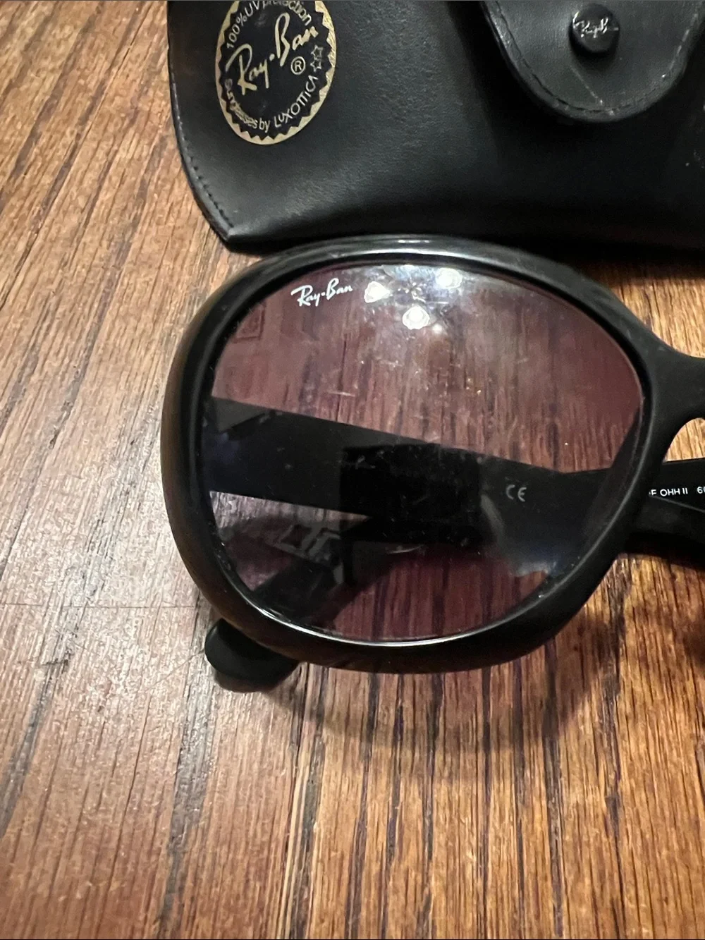 Ray-Ban Jackie Ohh II RB4098 Black Frame  and RB4115 Ray-Ban sporty sunglasses