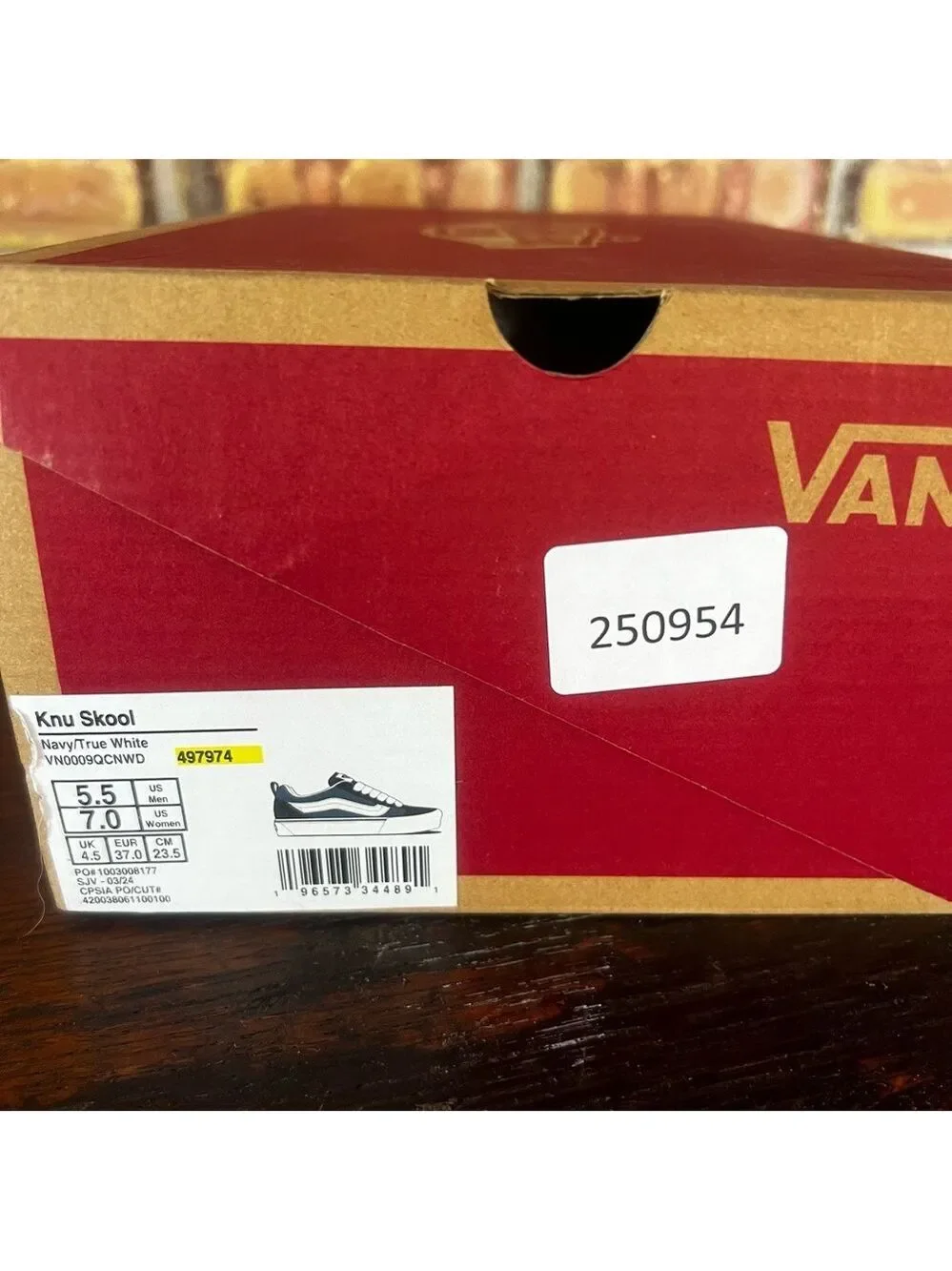 Vans b1528a 250954
