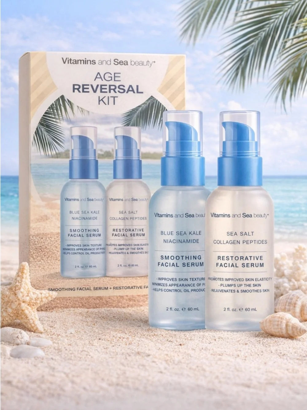 VITAMINS AND SEA BEAUTY vitamins sea
