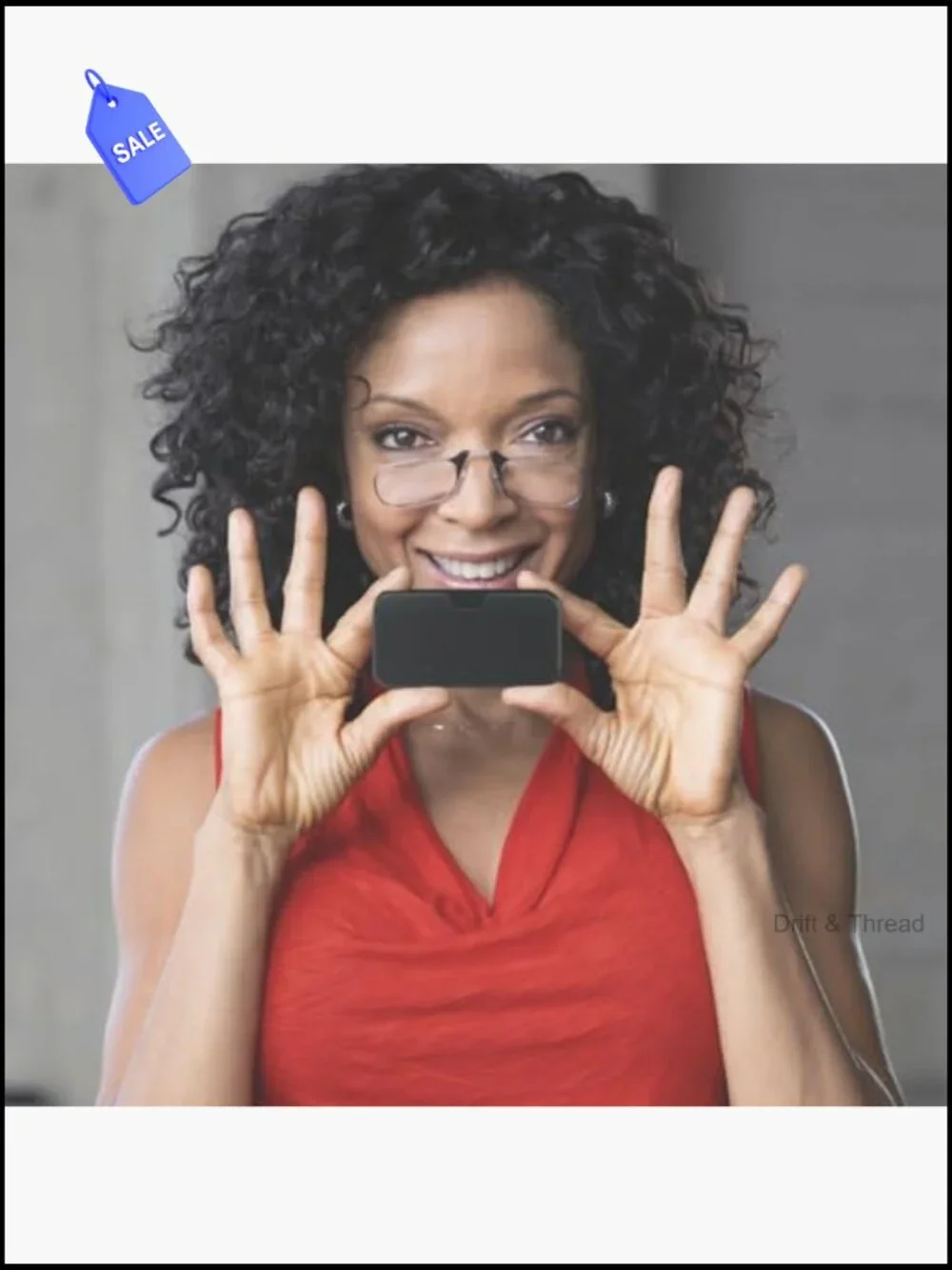 Ultra-Thin Armless Reading Glasses with Phone Case - Portable Readers