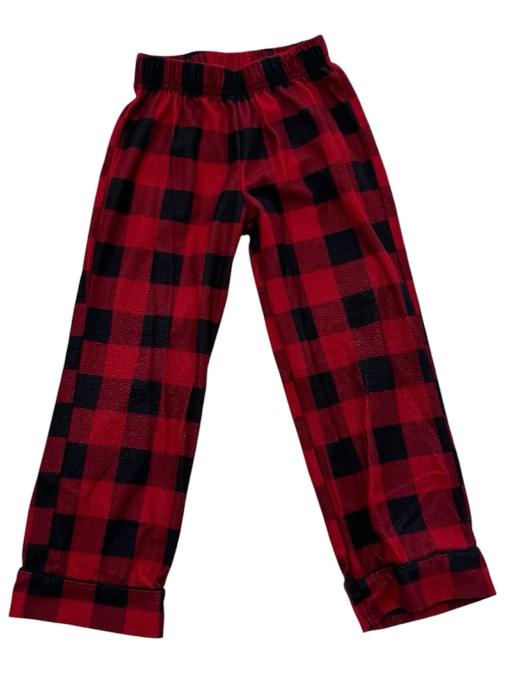 Wondershop Red & Black Buffalo Plaid Kids Pajama Set Size 4