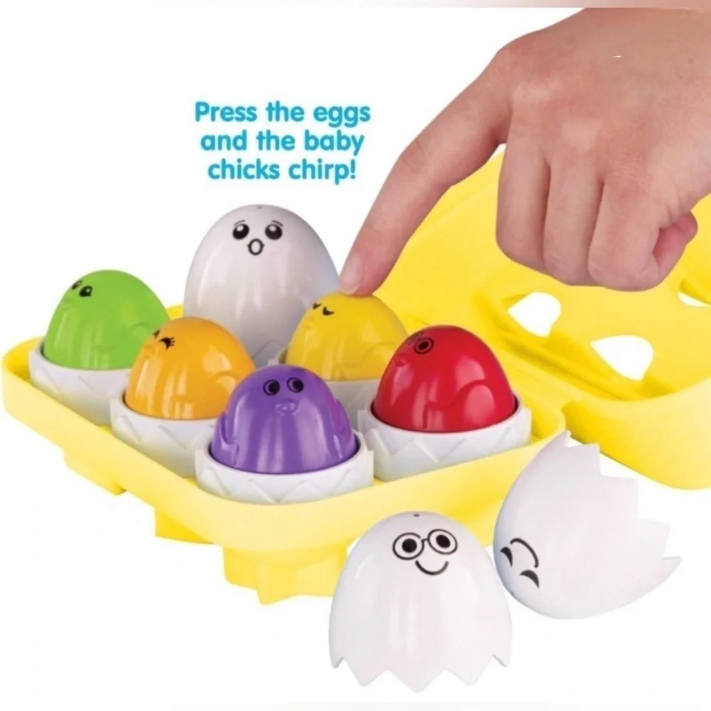 NWT Kidoozie Peek ‘n Peep Eggs sorting toy ages 12+ months