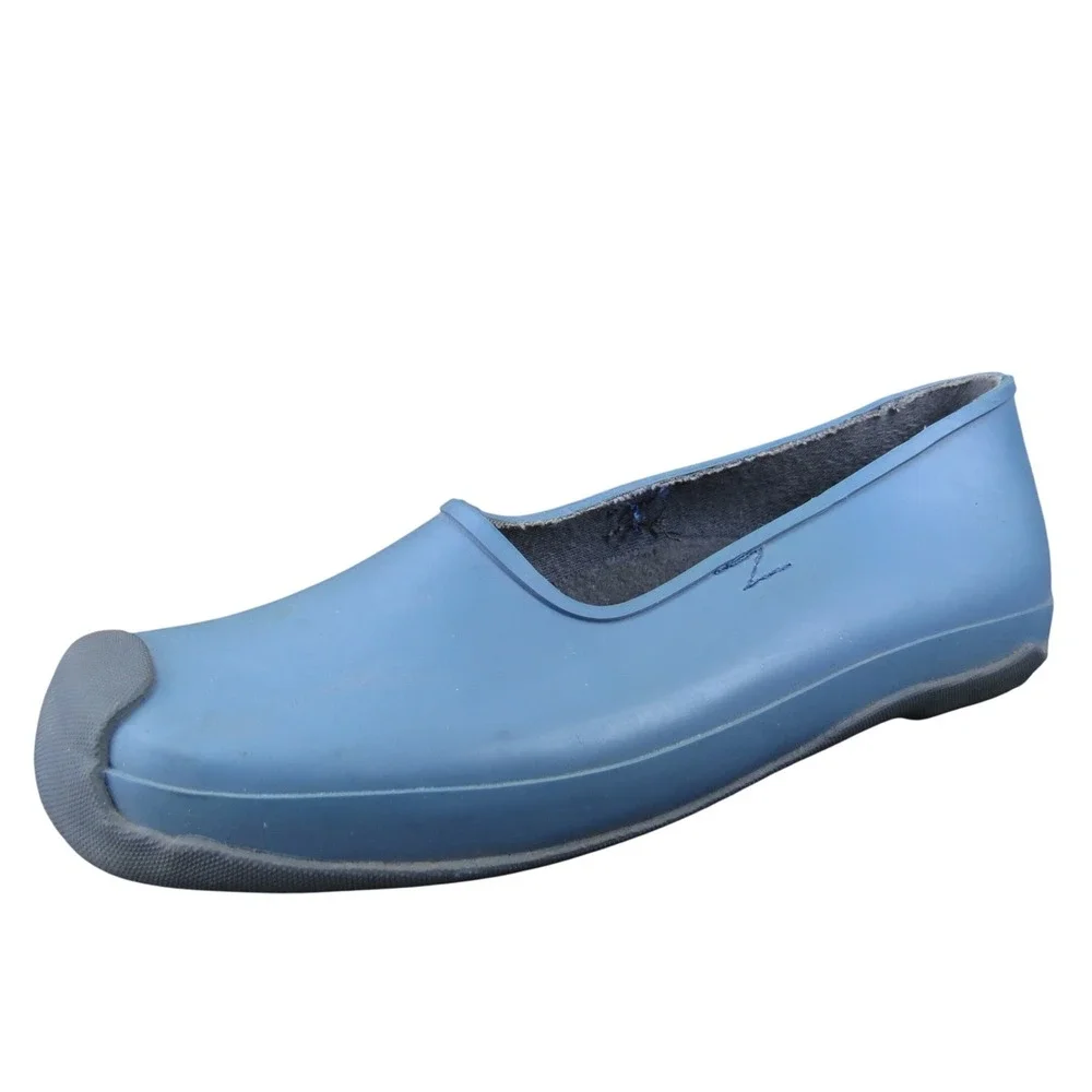 Danly Blue‎ Rubber Rain Skimmer Shoes Women's 8 Waterproof Slip-On