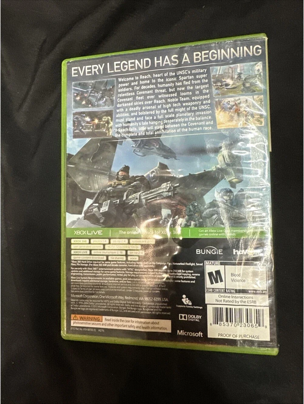 Halo Reach (Xbox 360, 2010)