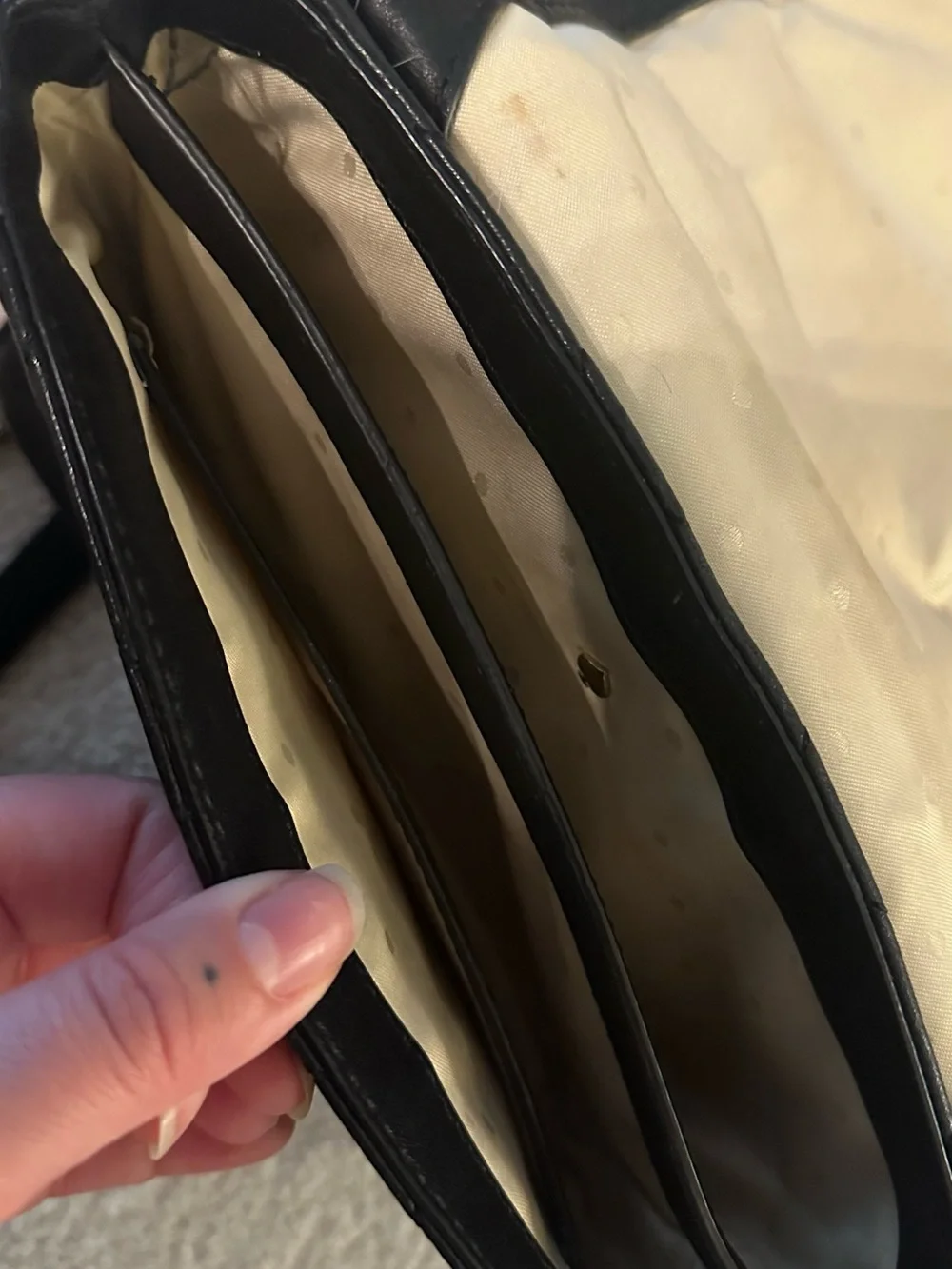 kate spade quilted leather