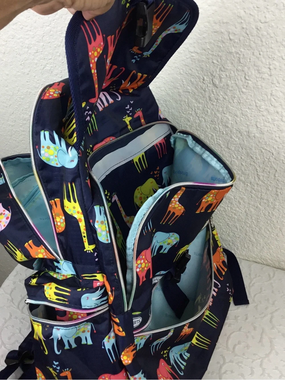 Brosports navy backpack