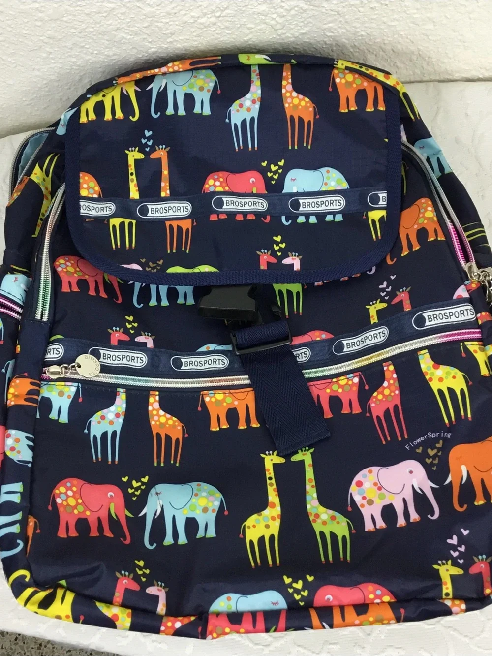Brosports navy backpack