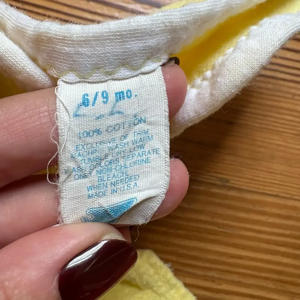 Spencers vintage yellow