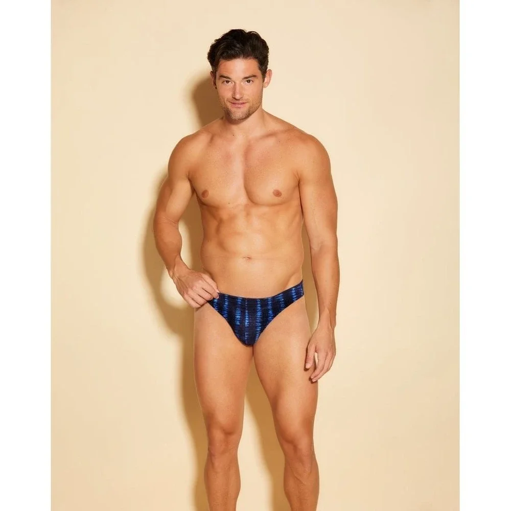 Cosabella Men's Lace G-String Thong‎ LOLA Blue Black Stretch Sexy NWT Size S