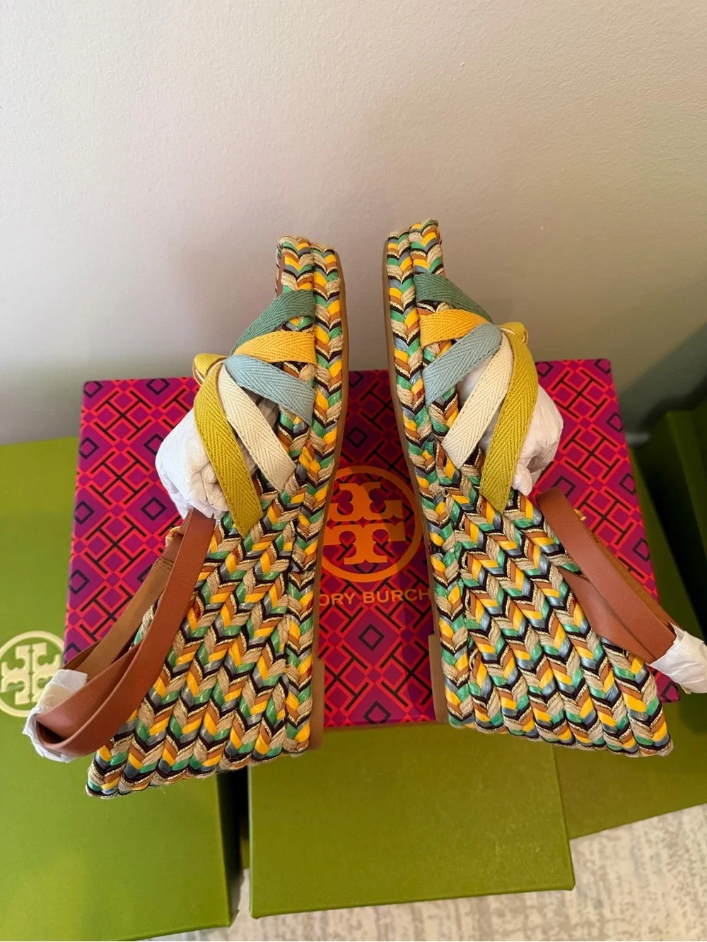 Tory Burch sole chromium