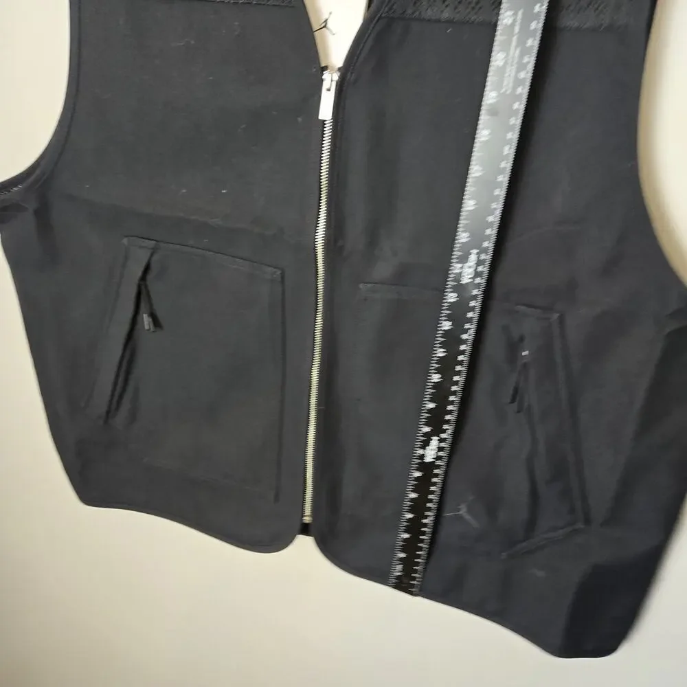 Jordan Essentials Black Men’s Utility Vest Sz XL NWT MSP $140 GORPCORE MOTO HIKE
