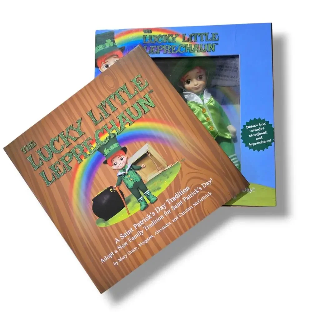 Lucky Little Leprechaun St Patricks Day Tradition Deluxe Box Storybook