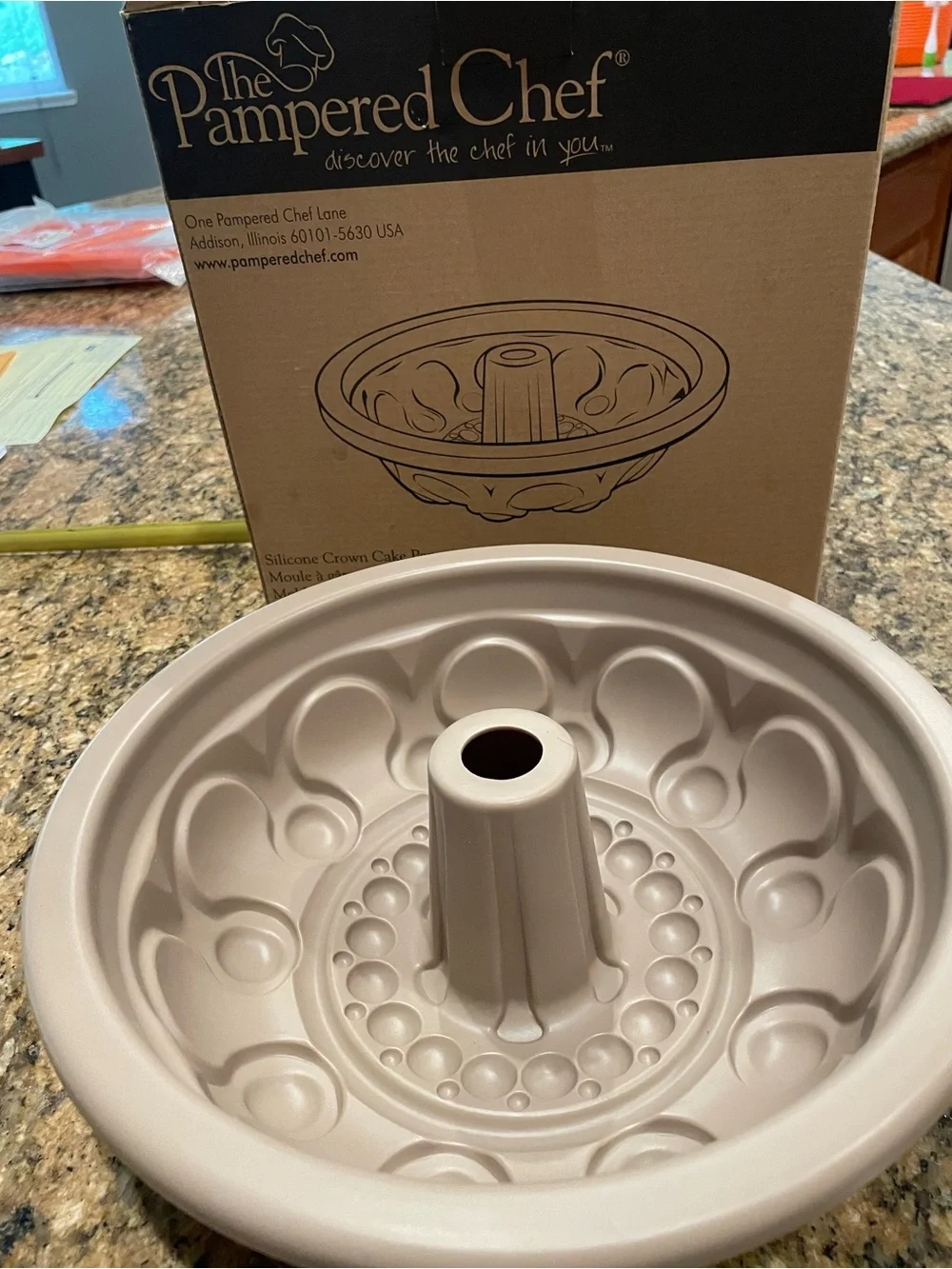 The Pampered Chef silicone bundt