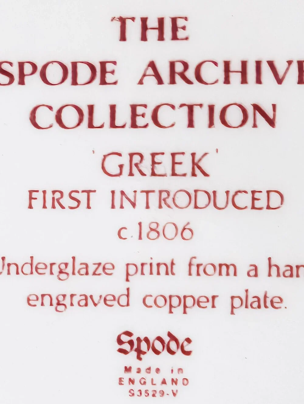 Spode prominent status