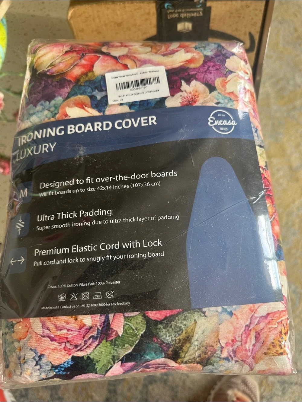 Floral Ironing Board Cover in Multicolor