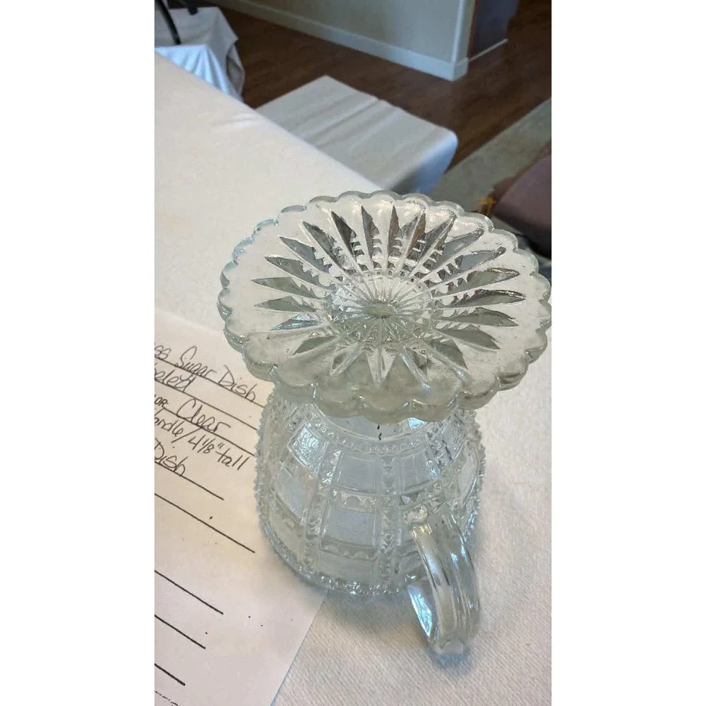 Unlabeled vintage clear