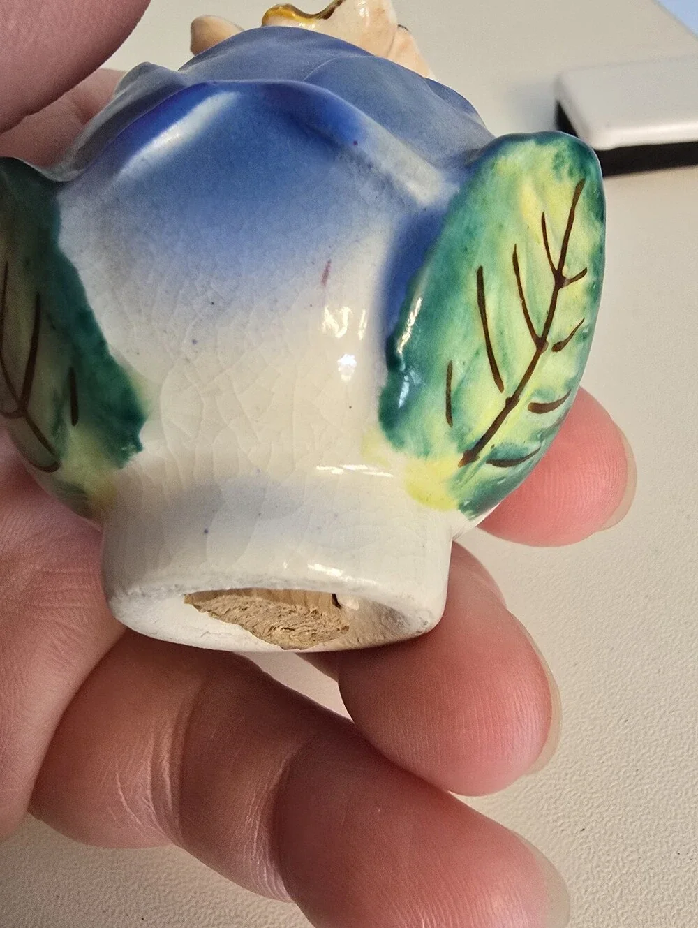 Vintage Ceramic Porcelain? Rose Buds with Butterfly Salt & Pepper Shakers Japan