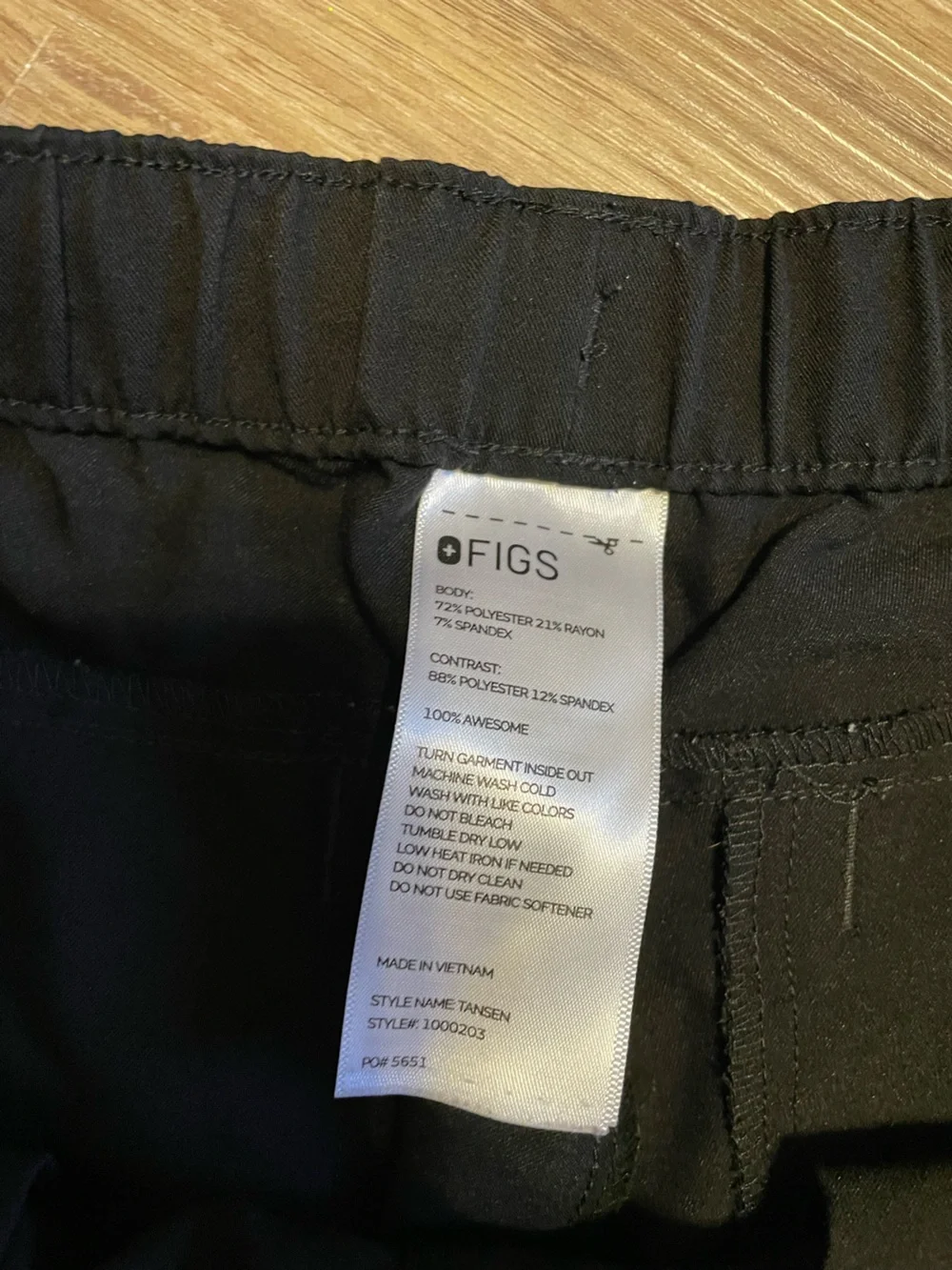 Figs classic black