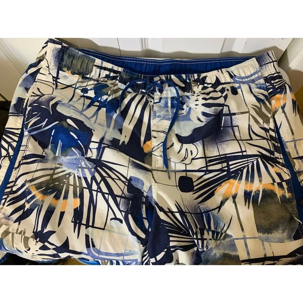 Vintage Nike Men’s‎ Sz XL 80s 90s Swim Surf Board Trunks Shorts Blue
