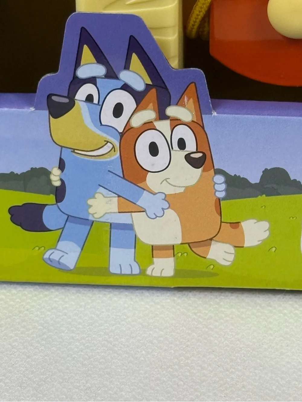 Bluey colorful wooden