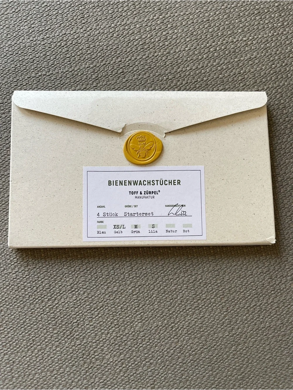 Toff & Zurpel set beeswax
