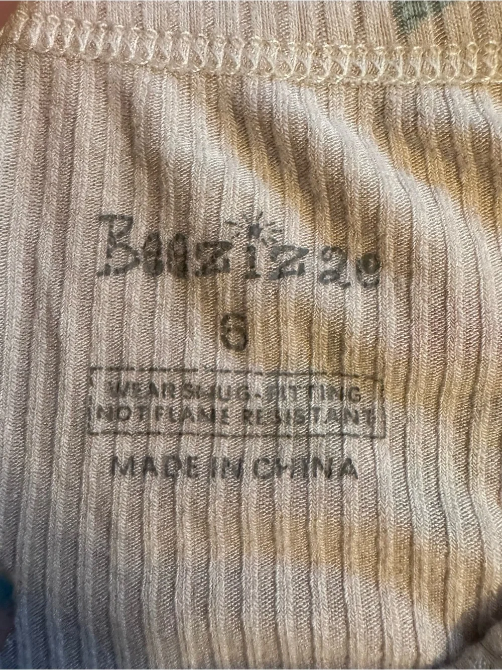 Beezizae strawberry pajama