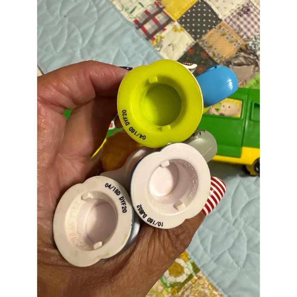 FP Little People Friendly Passengers Train Green Lights Sound Set CLEAN & WORKS