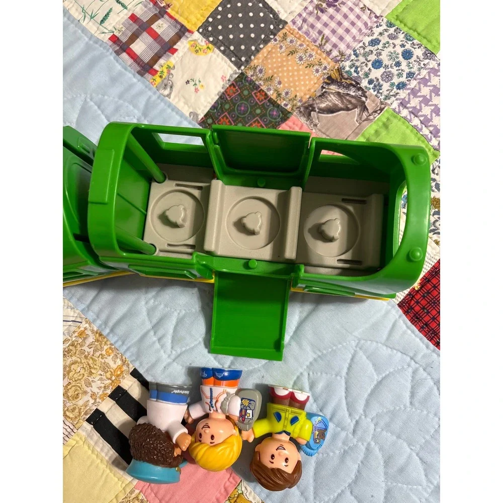 FP Little People Friendly Passengers Train Green Lights Sound Set CLEAN & WORKS