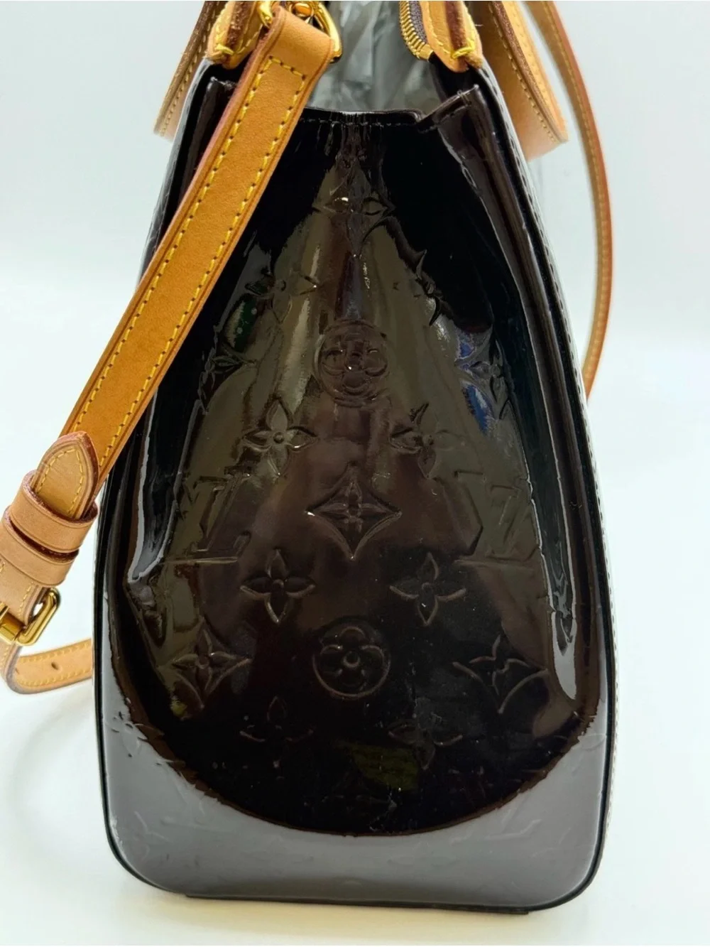 Louis Vuitton glossy burgundy