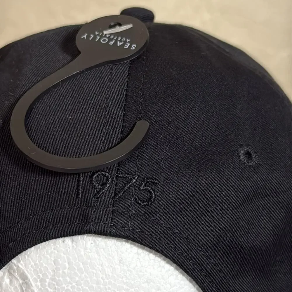 Seafolly Australia shadylady all black baseball cap NWT