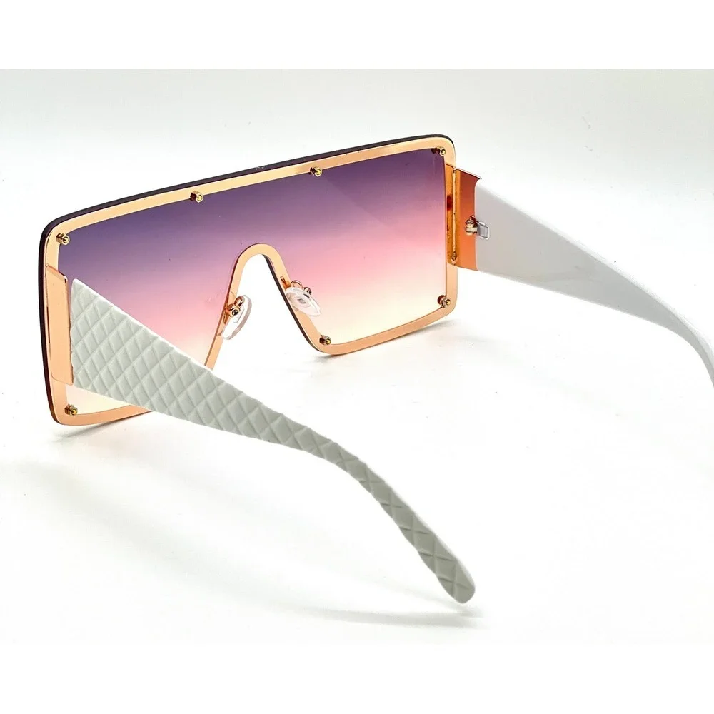Women Sunglasses Oversized Single Lens New Model Elegant Style Large Shades 2022
