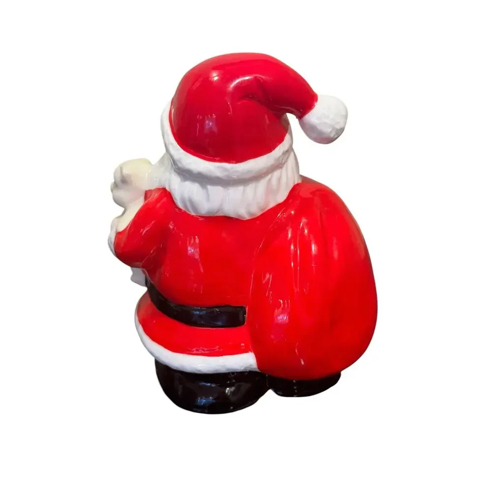 ViNTaGe Bone China Santa Figure With Teddy Bear￼Approx 6 1/4 X4 1/2