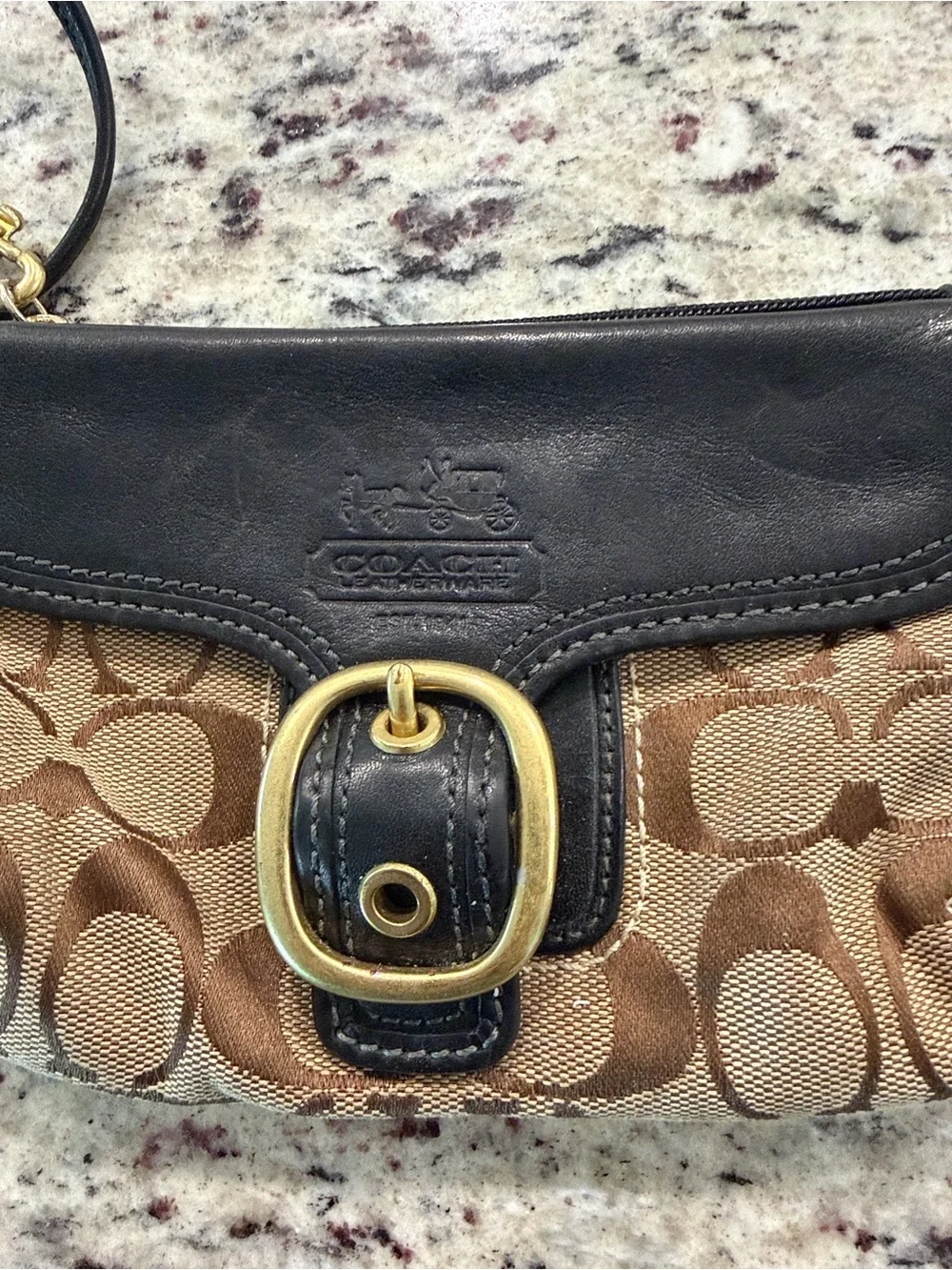 Coach wristlet signature