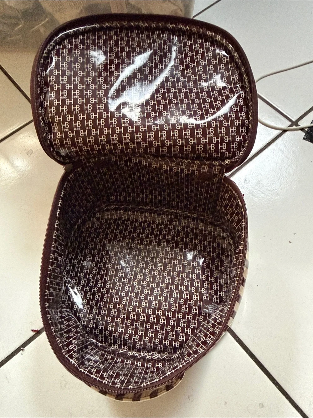 henri bendel vinyl coated