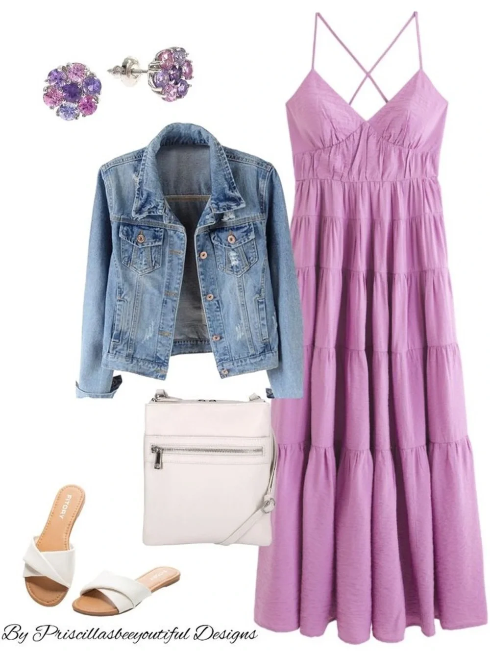 Abercrombie & Fitch flowing tiered