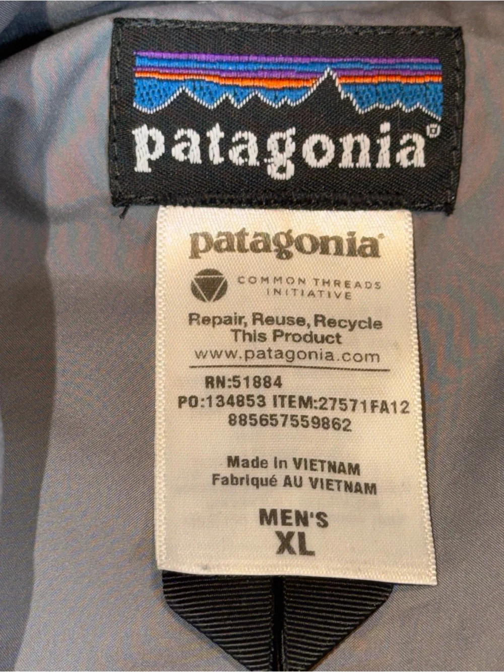 Patagonia slingshot down