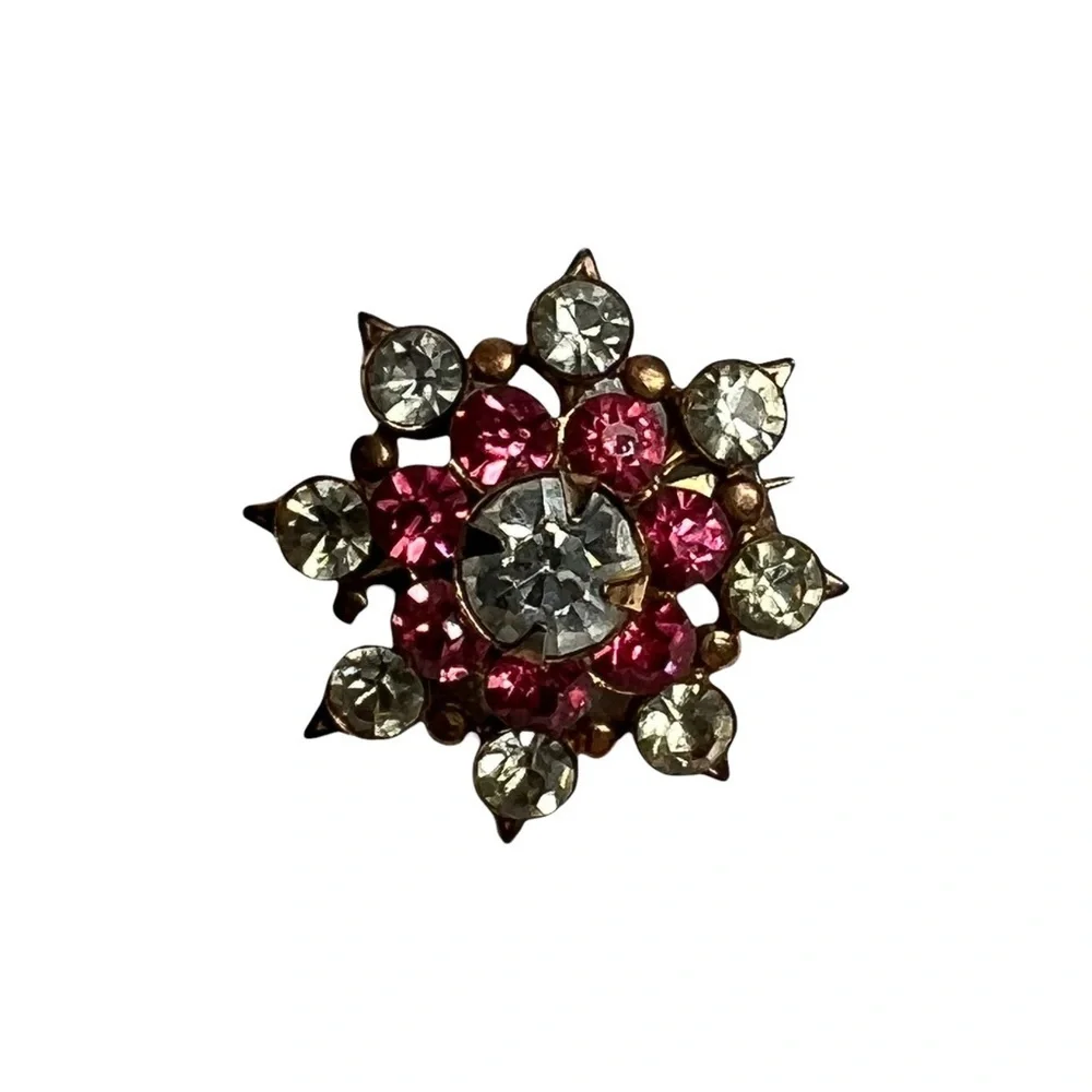 Vintage Crystal Brooch