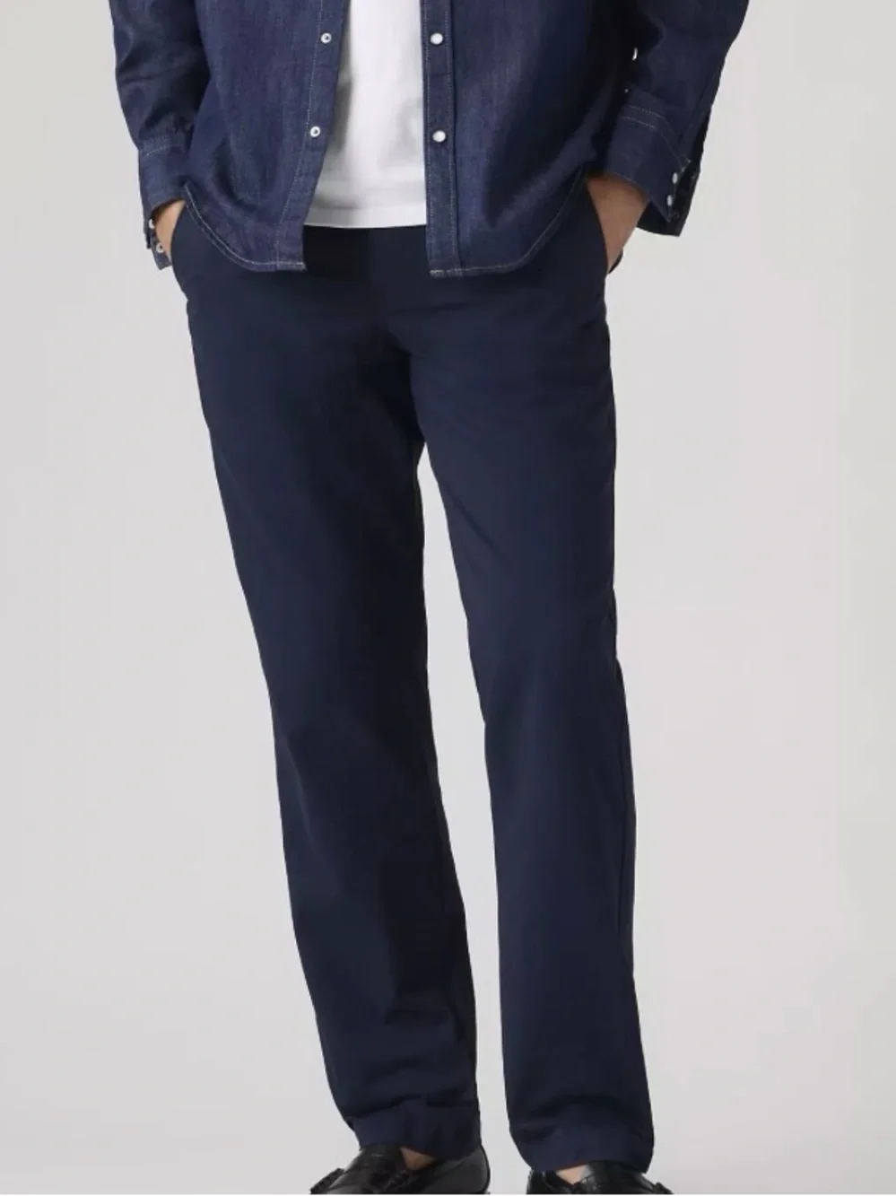 Levi's Dark Navy Casual Straight Chinos
