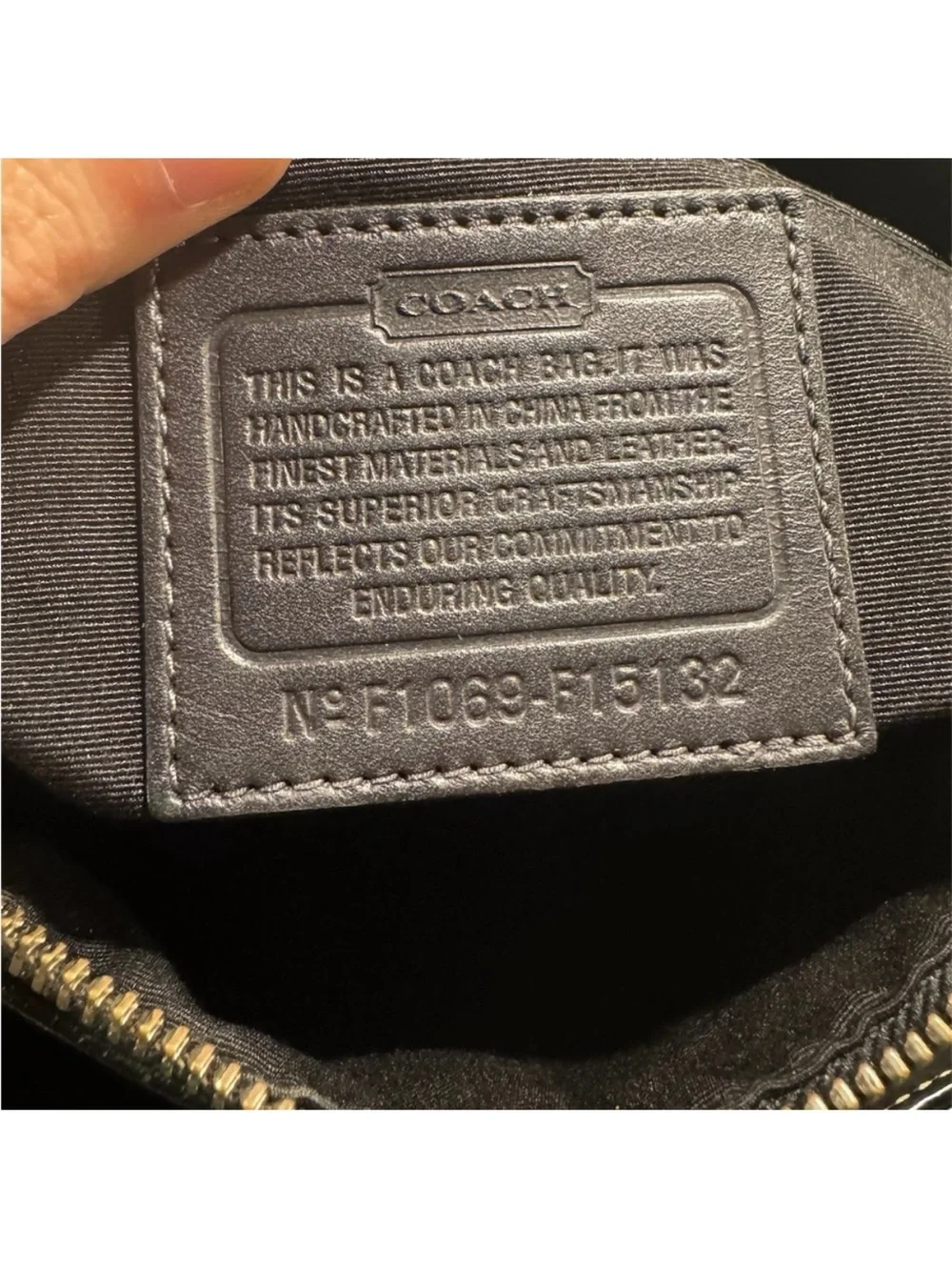 Coach signature canvas