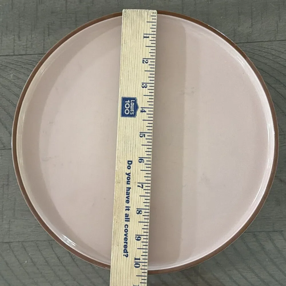 Our Place Dinner Plates Set 10.5” Handcrafted Ceramic pink 'spice'