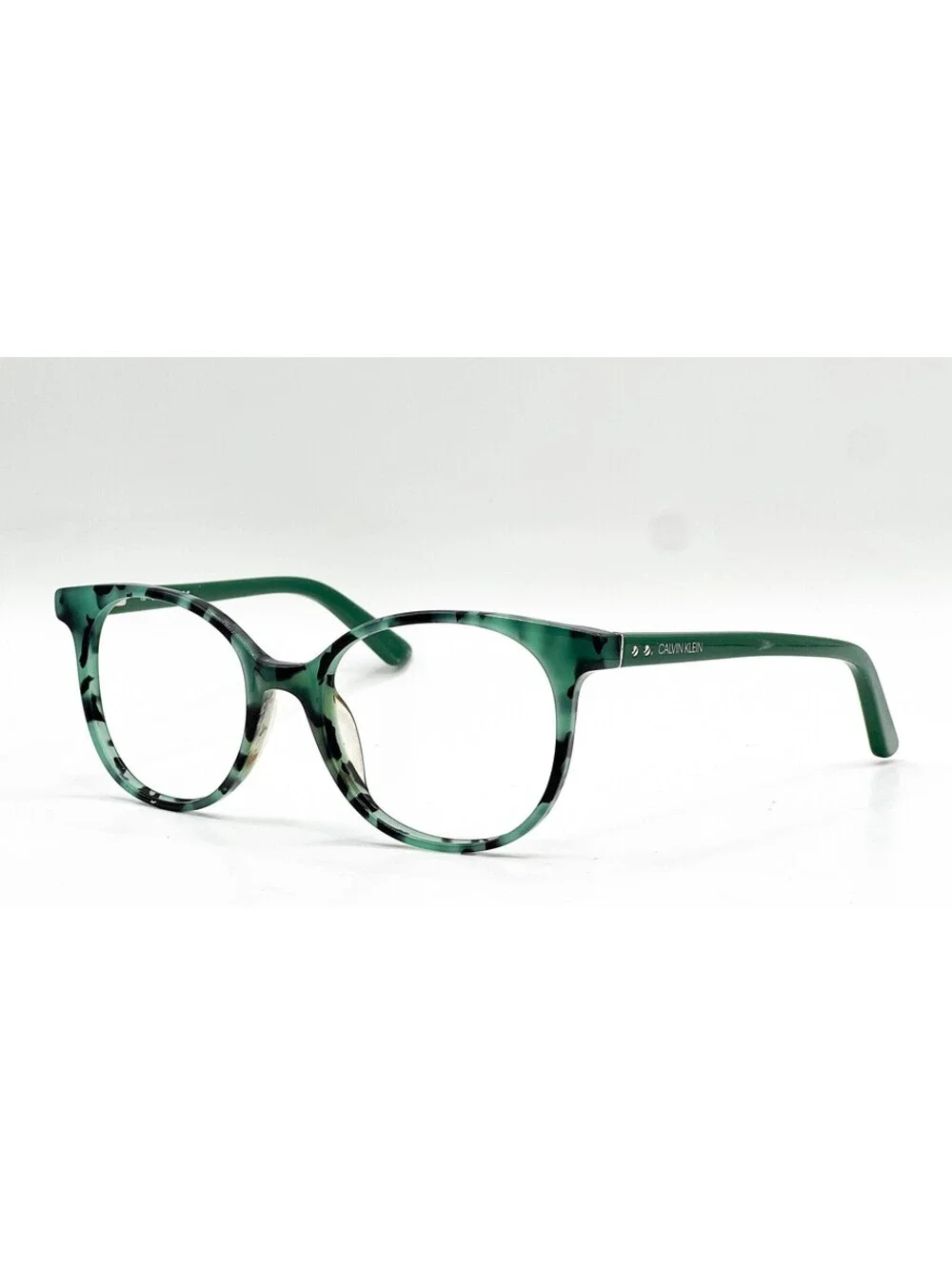 Calvin Klein Ck18538 352 Jade Tortoise Round Authentic Eyeglass Frames 50-18