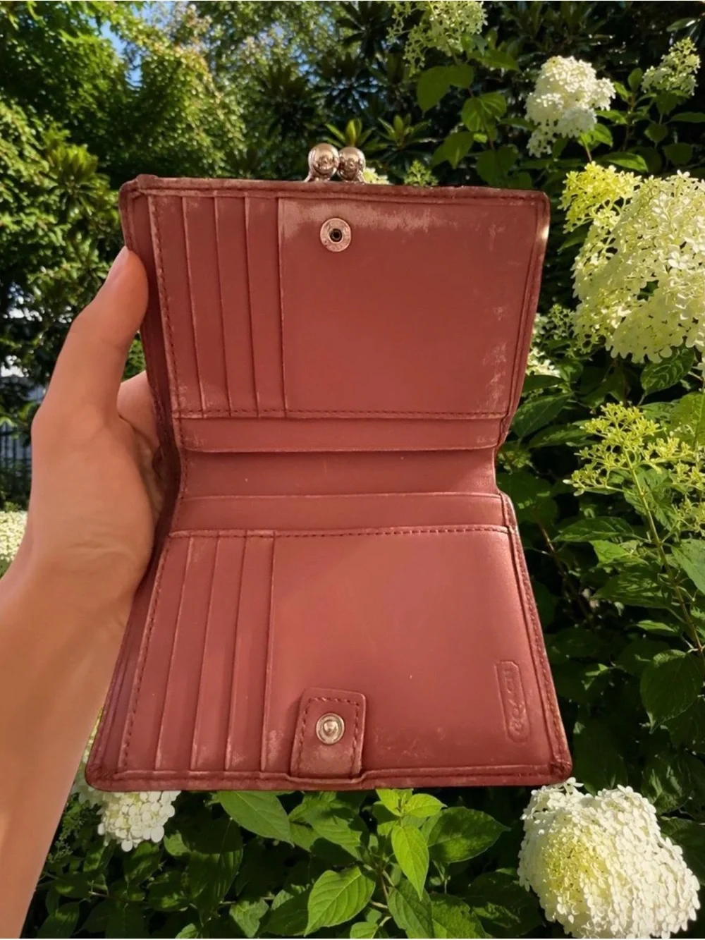 Coach compact wallet