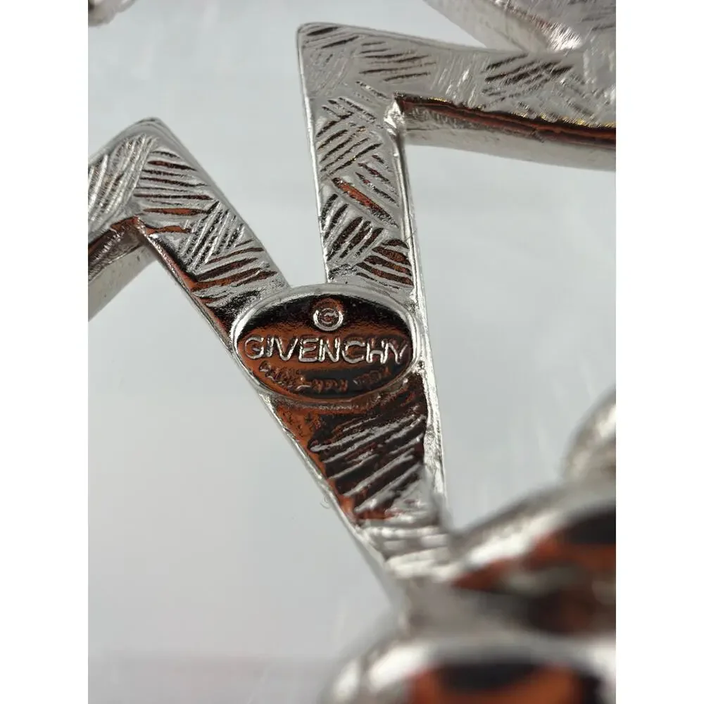 Vintage Givenchy Star Within A Heart Brooch