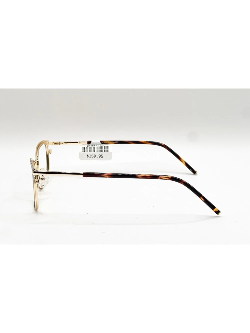 Chelsea Morgan CM 8000 BK Black Gold Cat Eye Authentic Eyeglass Frames 53-17-140