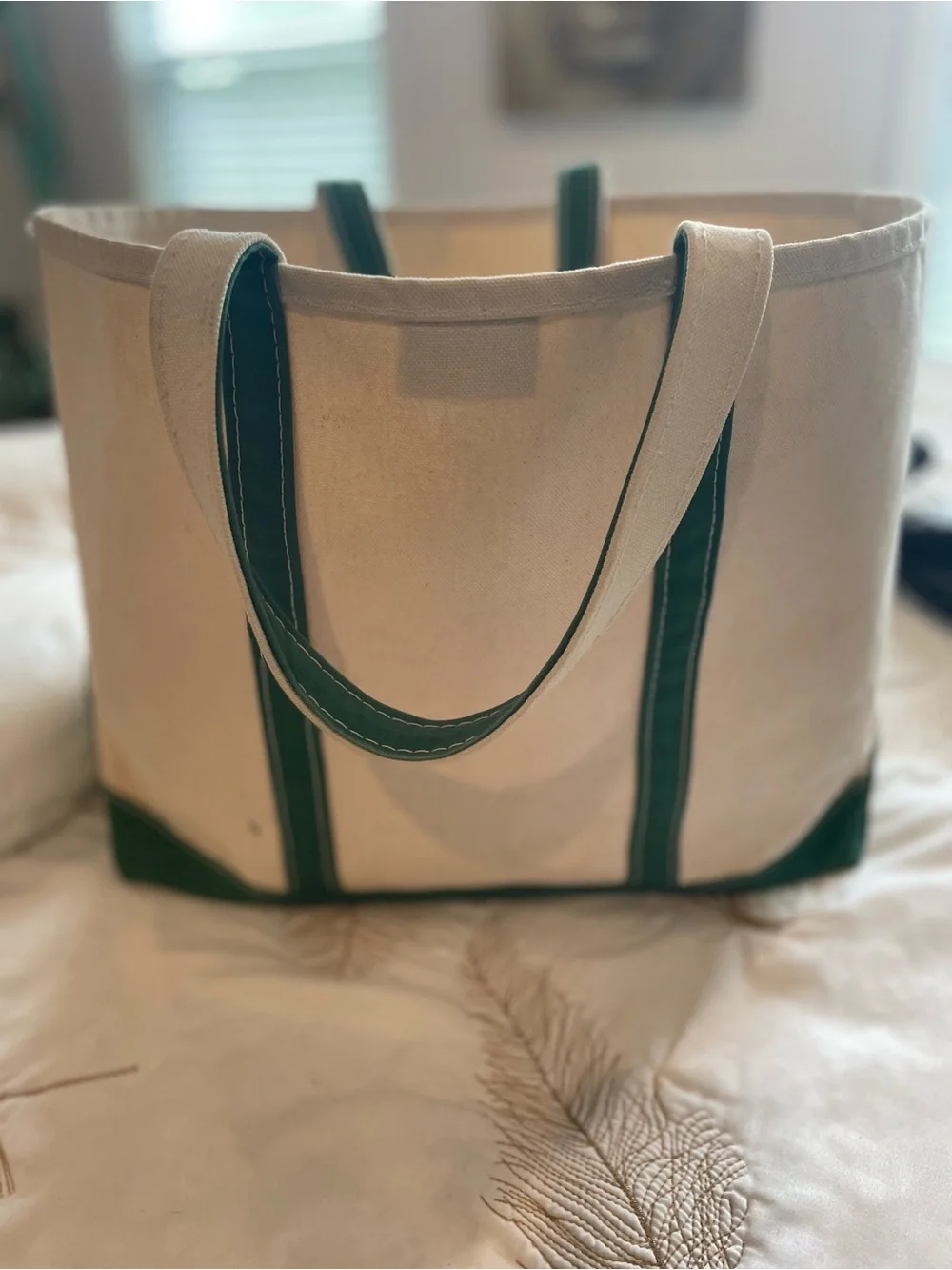 L.L. Bean stains open