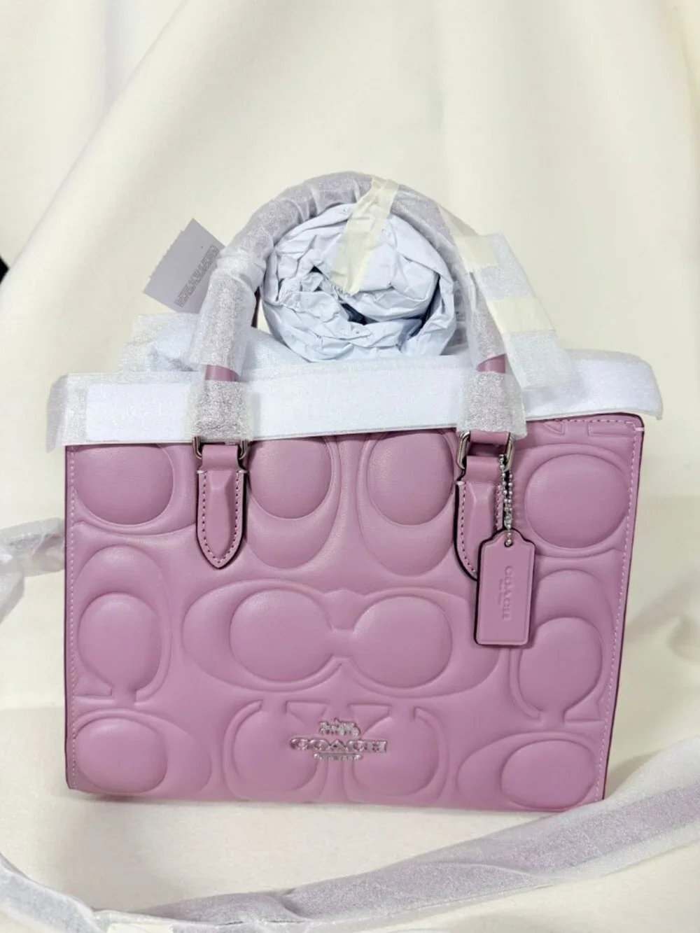 coach Maggie Small Tote Bag In Signature Leather cy670
