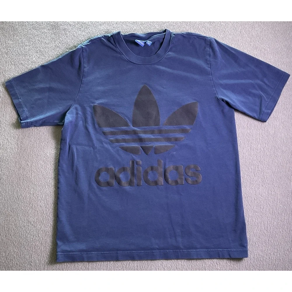 Adidas Trefoil Puff Print T-Shirt Men's Size Medium