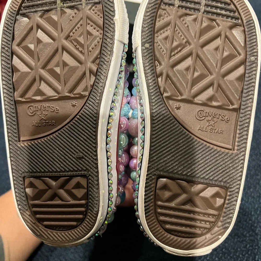 Converse Multicolor‎ Beaded High Tops