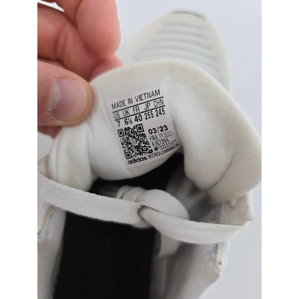 Adidas EQ21 Run Running Shoes Mens 7 White Black IG7294 - Good